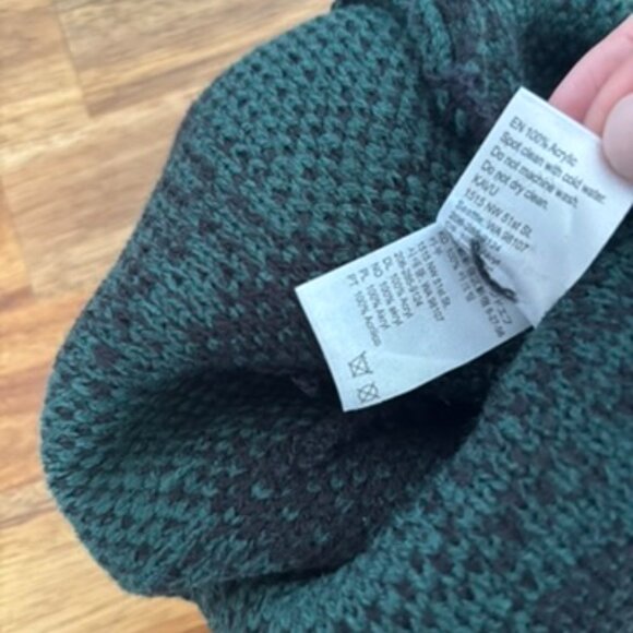 KAVU Beanie Creston Hunter UNISEX OSFM Cuffed Plaid Green Outdoor Gorpcore NWT - Picture 9 of 9